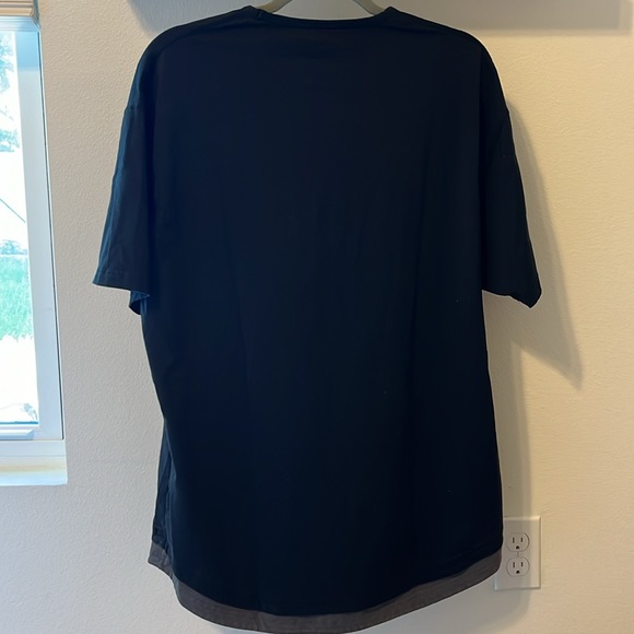 BYLT Black Men's XL Drop Cut Shirt - Picture 5 of 5